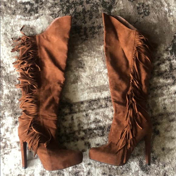 Qupid over the knee boots - Picture 2 of 4